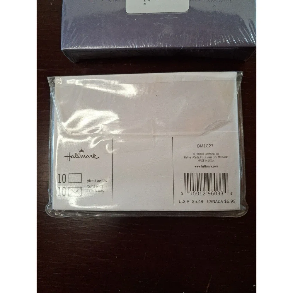 20 Hallmark Cards, Sympathy And Blank  Notecards with Envelopes NEW SEALED